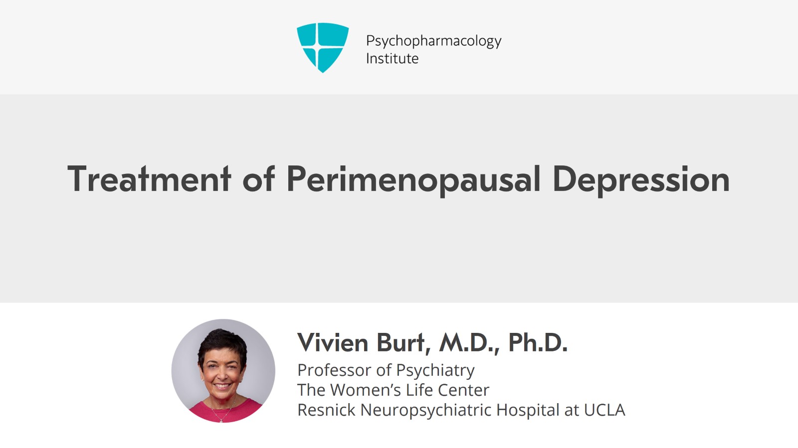 Psychopharmacology Institute